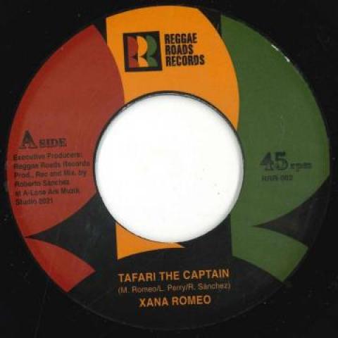 7inch Record XANA ROMEO - Tafari The Captain / Tafari Version RRR02 Reggae Roads 2022 Jamaica Reggae, Ska & Dub