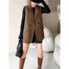 Tooxika New Two-button Solid Color Vest For Spring And Autumn Outerwear Suit Jacket