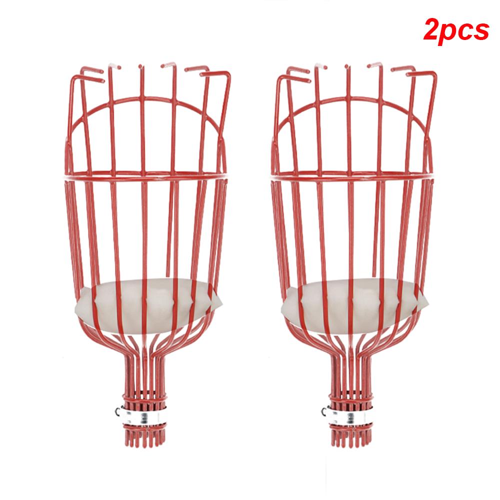 Fruit Picker Garden Picking Device Portable Fruits Catcher for Picking Apple Peach Citrus Pear Garden Tool Head Deep Basket Kit