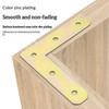 L-Shaped Iron Corner Code 90 Degree Right Angle Fixator L-Shaped Bracket Furniture Bed Frame Cabinet Connector