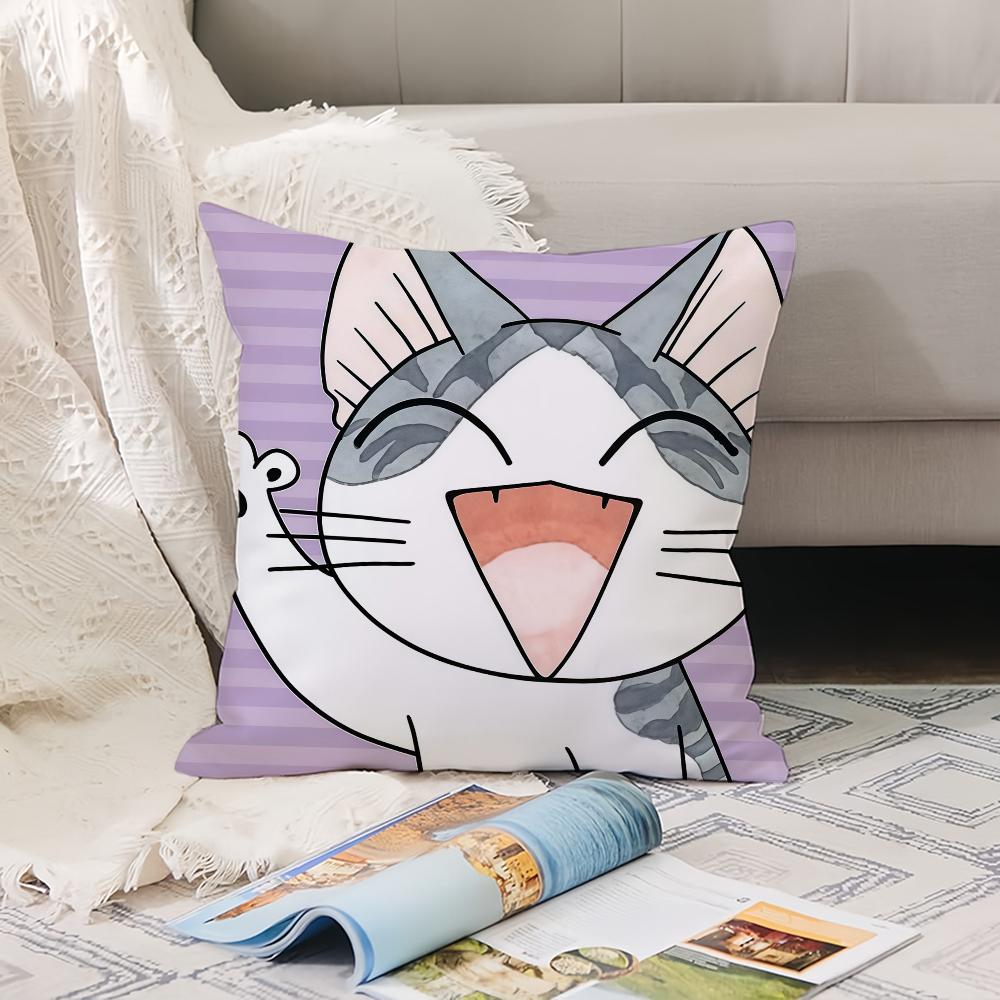 Cartoon C-Chi's S-Sweet H-Home Pillow Case Office Cushions Suitable For Sofa Car Bedroom Decorative Cushion Cover