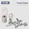 OLKWL RNB Round Head Tinned Copper Wire Lug Terminal