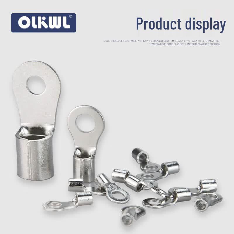 OLKWL RNB Round Head Tinned Copper Wire Lug Terminal
