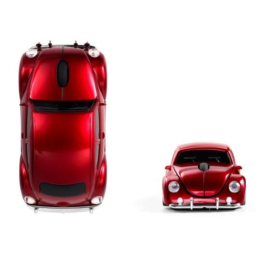 Cartoon Mini Car Wireless Mouse Ergonomics Cozy Grip 1000 DPI Plug-Play Mute Optical Mouse Battery Powered Laptop Tablet Mouse