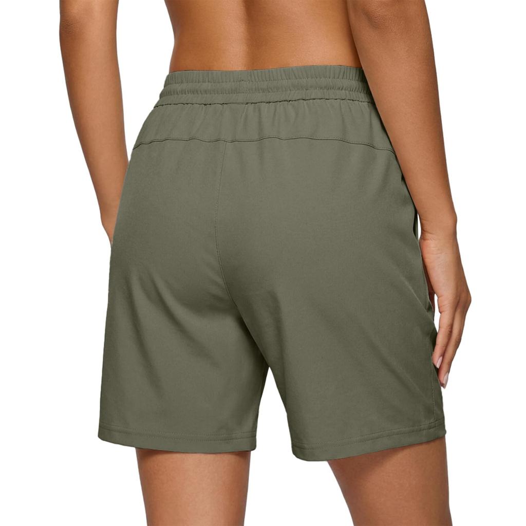 Shorts For Women Casual Summer High Waisted Wide Leg Beach Vacation Shorts With Pockets