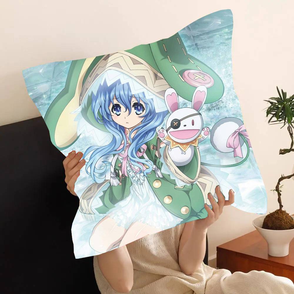Anime Himekawa Yoshino Pillow Case Fashion Square Pillowcase Bedroom Sofa Room Ins Decoration Leisure