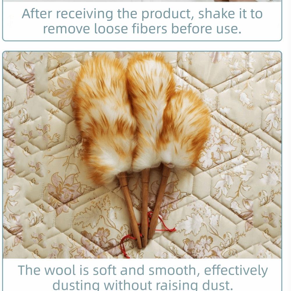 Washable Dust Duster Soft Brush Wool Dust Collector Household Cleaning Wool Duster  Car Cleaning