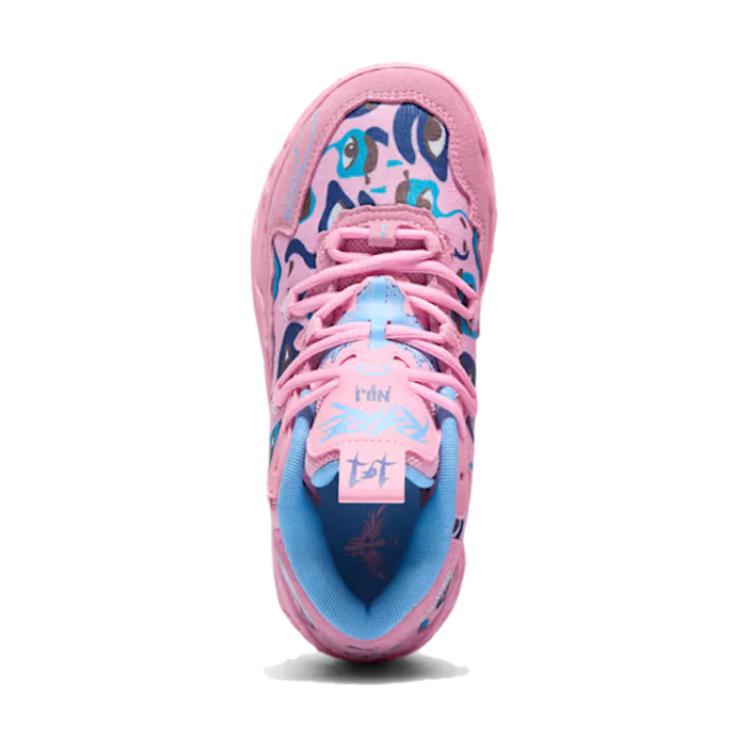 KidSuper Studios X Puma MB.03 Jr Pink Lilac Kids Sneakers Team-Light-Blue 379329-01
