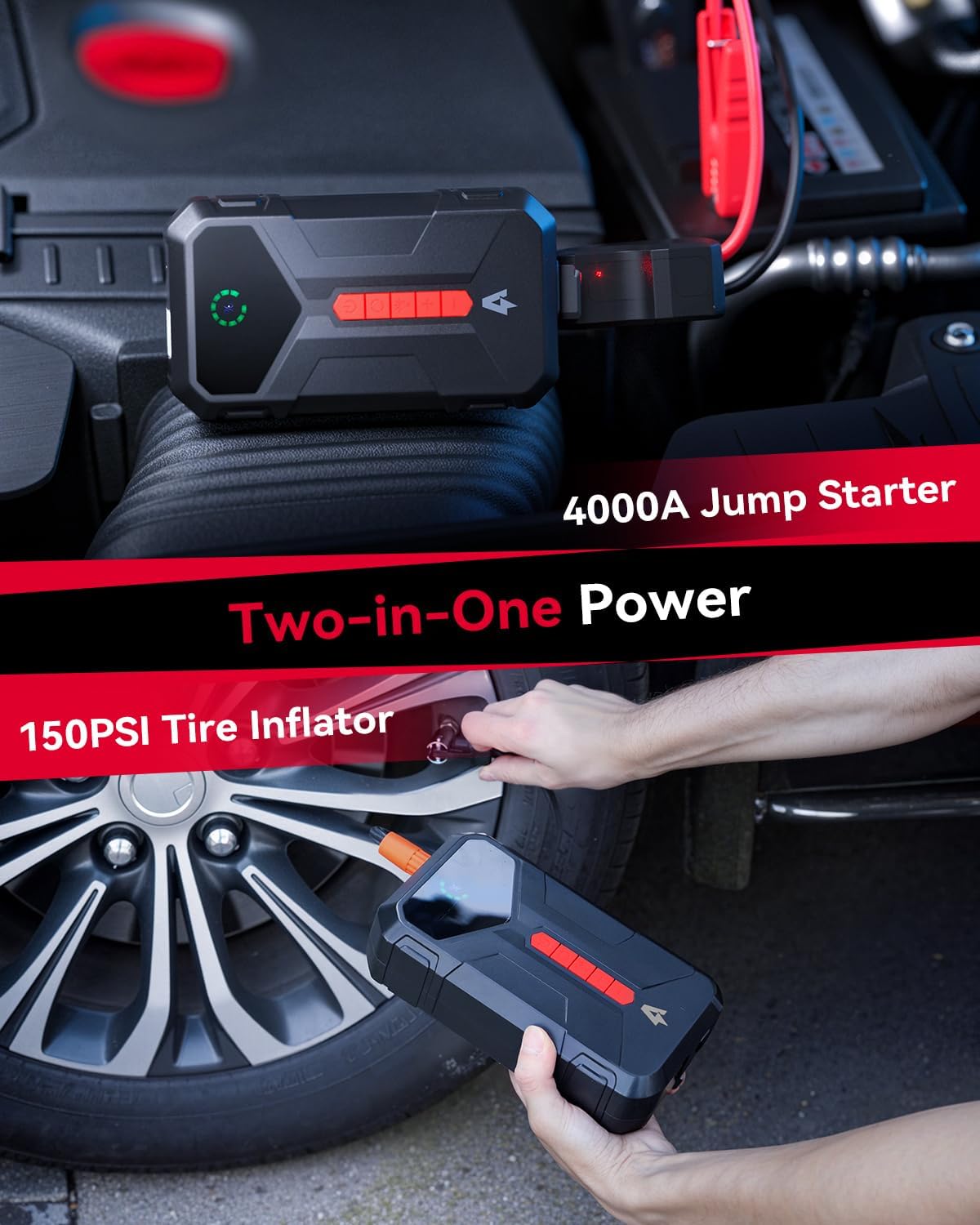 

4000A Car Jump Starters Ep166(Without air Pump)& Ep177(with air Pump) United States