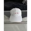 Cotton Baseball Cap With Embroidered Letters For Spring Summer Sun Protection