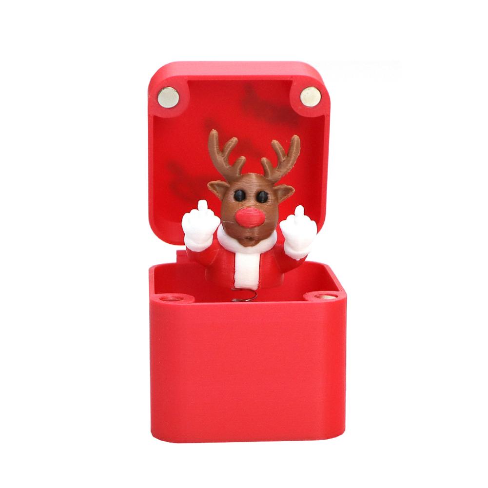 Fun Pop-up Surprise Gift Box Prank Middle Finger Surprise Valentine's Day Christmas Holiday Gift Toy Home Decoration