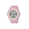 Baby-G Sports Series Transparent Pink Waterproof Shockproof Quartz Movement Resin Strap Women Watches Gray BGA-2800-4A