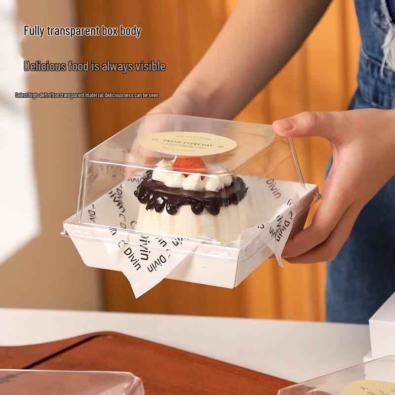 Disposable Kraft-Style Cake & Dessert Boxes
