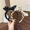 Polka Dot Bow Headband for Women Twist Hair Hoop Fashion Hair Accessory