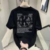 Trendy Brand American Simple Fashion Pure Cotton Halfsleeved Tshirt Unisexs Loose Heavy Weight Versatile Light Luxury High Sense