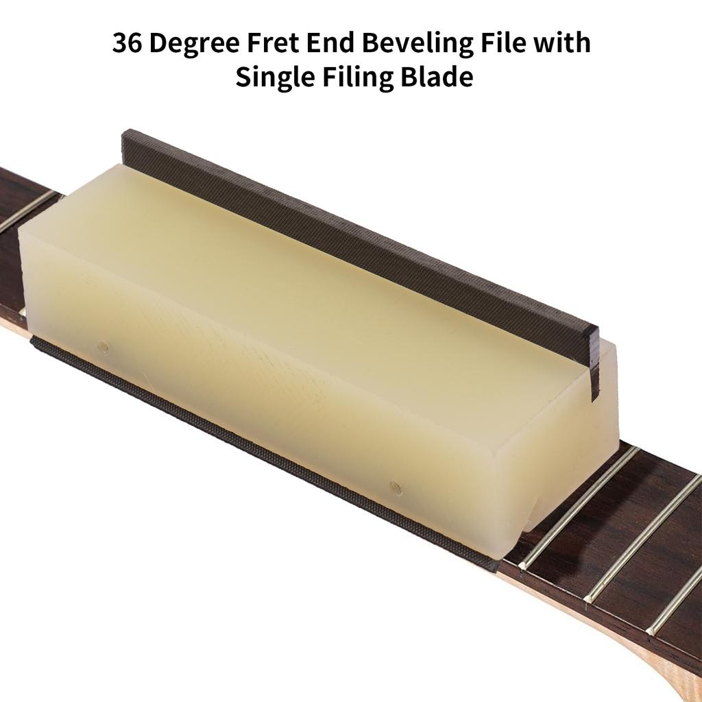 36 and 90 Degree Fret End Beveling File 36 Degrees & 90 Degrees Luthier File Guitar Bass Fret End Dressing Fret