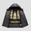 Oro Nero Vestiti di Cotone Inverno Vestiti di Cotone Uomo e Donna Taglia Grande Giubbotti con Cappuccio Top Giubbotti Imbottiti Ispessiti e Caldi