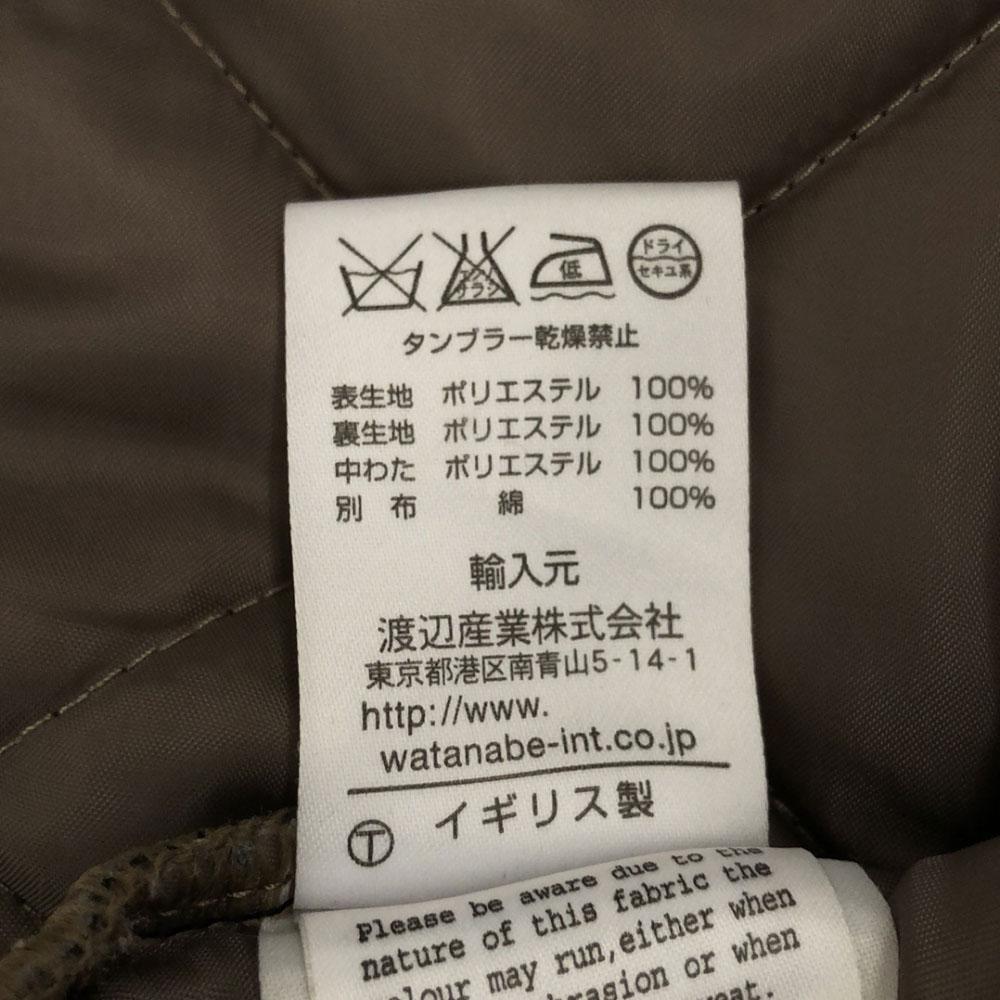 LAVENHAM Made In England Quilted Jacket 38 Black Cotton Filling Women Used