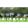 Good-4Pack Solar Powered Flying Butterfly Bird Sunflower Outdoor Yard Garden Stake Ornament Vivid Garden Decoration