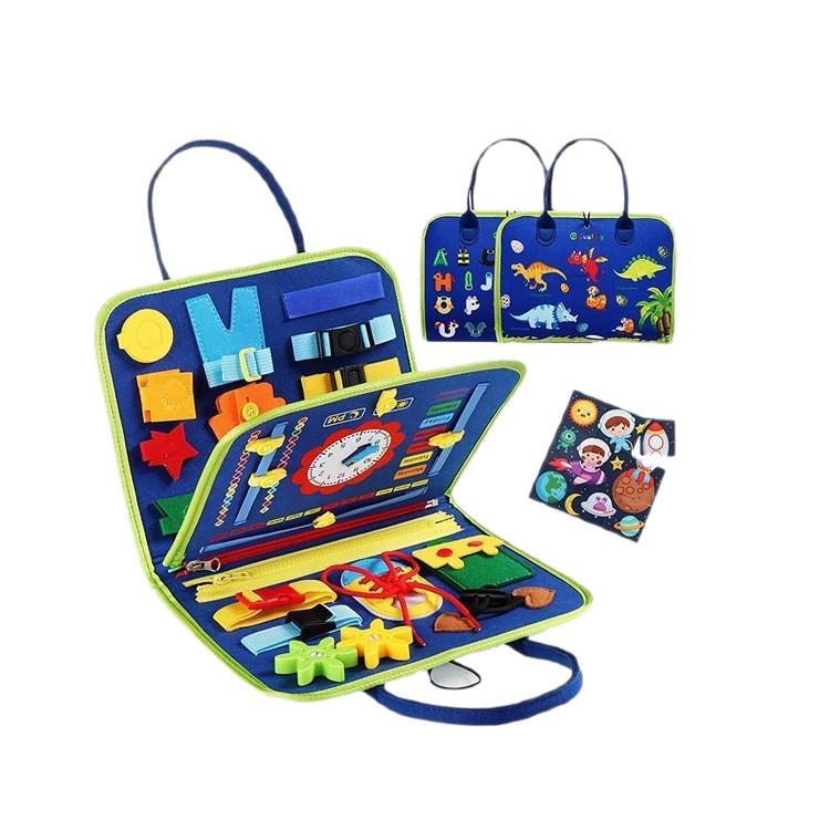 Cross-Border Felt Learning Board: Early Education Puzzle & Busy Board Toy for Children, CE Certified