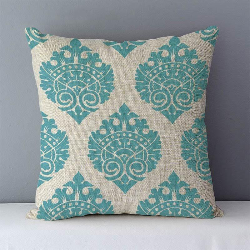 Quality Cozy Popular Geometric Couch Cushion Cover Home Decorative Pillows 45X45Cm For Bed Seat Back Cushions Bedding Pillowcase