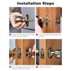 4mm 50 Pack Screw Set Door Handle Screws Durable Suitable for Cabinets & Drawers