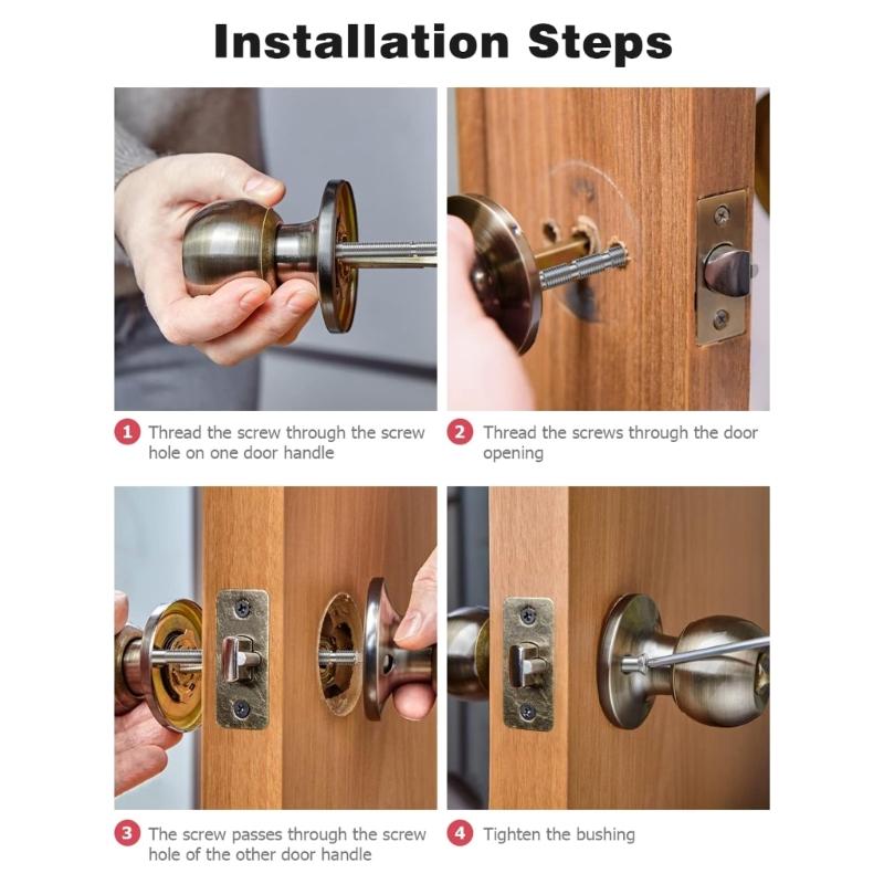 4mm 50 Pack Screw Set Door Handle Screws Durable Suitable for Cabinets & Drawers