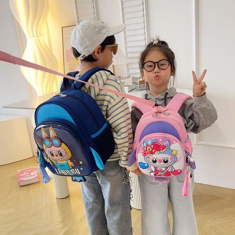 School Bag New Boys and Girls Cartoon Rabub Hard Shell Children's Backpack 3-6 Years Old Children's Backpack