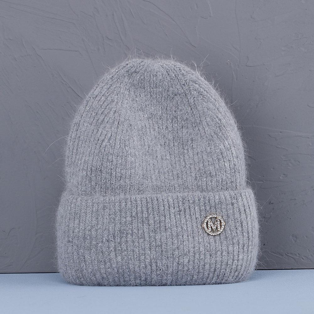 2023 new  Hot Selling Winter Hat Real Rabbit Fur Winter Hats For Women Fashion Warm Beanie Hats Solid Adult Cover Head Cap