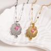 Luxury Zircon Crystal Stainless Steel Necklaces For Women Korean Fashion Sweet Sexy Female Clavicle Chain Jewelry