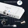 12V/24V Multi-Port Driver Power Supply for Wardrobe & Cabinet Lights - European Plug, 8.3A