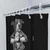 Yoga Dog Shower Curtain Bathroom Decor Zen Animal Portrait Nature Wall Art Home Decor Peaceful Serenity Spiritual Tranquility Pe