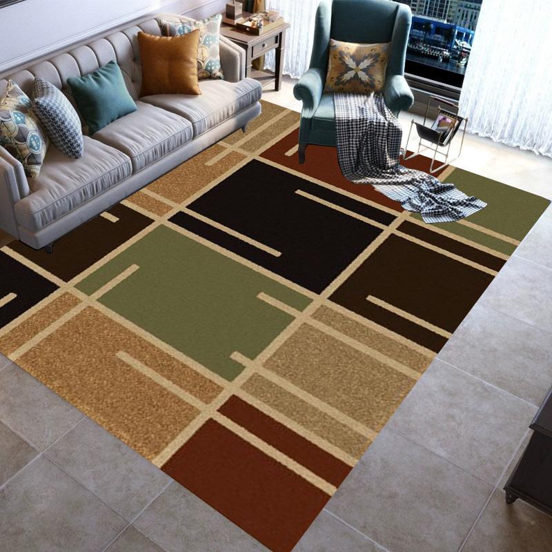 Geometric Modern Rugs Area Carpet Non-slip Floor Mat Door Family Bedroom Carpet Indoor Children's Play Throwing Yoga Mats