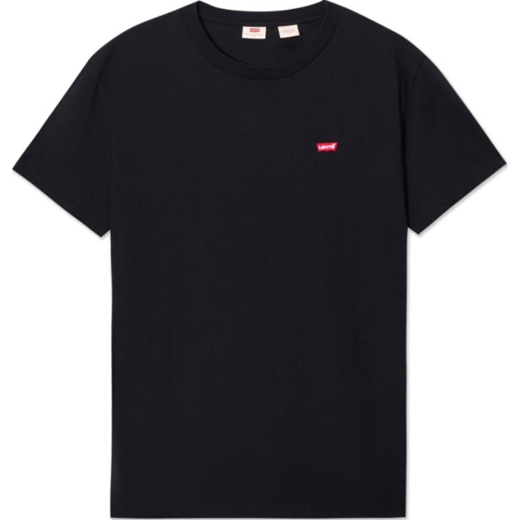 

Мужская футболка Levis летняя повседневная с логотипом, круглым вырезом и коротким рукавом, черная 002U3-0001 XL