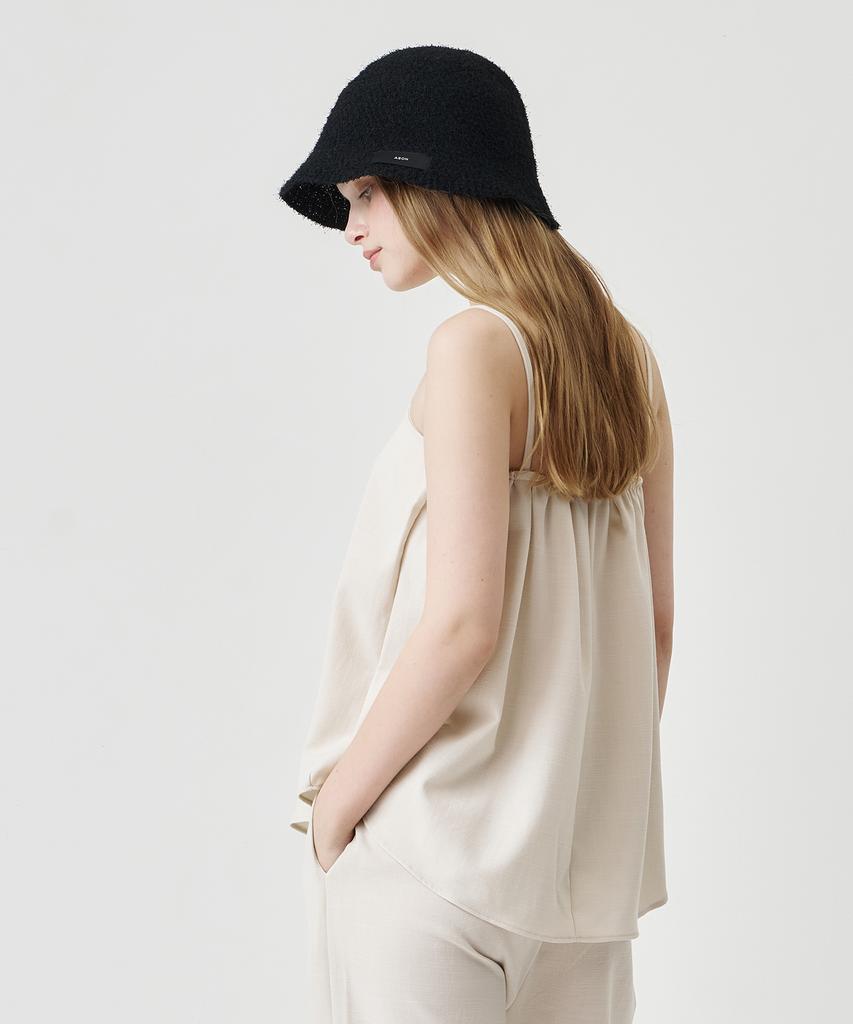 THE-ABON Illiz Bucket Hat White