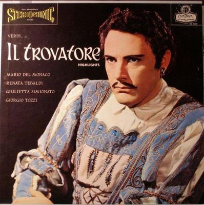 LP Schallplatte GIUSEPPE VERDI / MARIO DEL MONACO,  - Il Trovatore: Highlights OS25040 London Records US Klassik Gebraucht