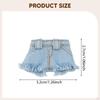 1/12 Denim Shorts Doll Jean Outfit Fashionable Accessory, Costume for 6 Inch Action Figures