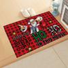 Spoof Santa Claus Gnome Doormat Rectangle Rugs Creative Welcome Mat  Balcony