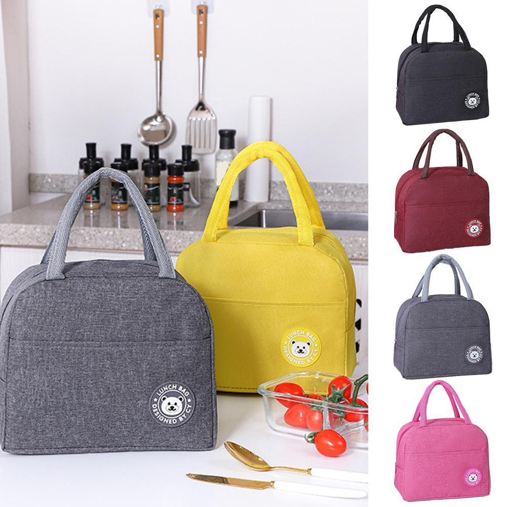 Portable Camping Insulated Lunch Bag Insulation Package Insulated Thermal Food Picnic Bags Pouch For Women Kids Children Ba I3G5