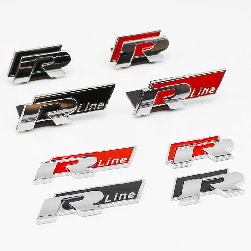 New 3D Metal Sport Sticker Badge Body Sticker For VW Golf GTI Tiguan Touareg Beetle R Rline Polo CC Passat R36 Scirocco Amarok RK5