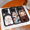 Anime Chibi Maruko Chan Handyhülle Für IPhone 17 16 15 14 13 12 11 Pro Max Mini Plus Weiche TPU Rückseite