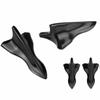 10PCS Difusor Aleta de Tiburón para Coche Generador de Vórtices para Parabrisas de Coche Spoiler de Techo Parachoques