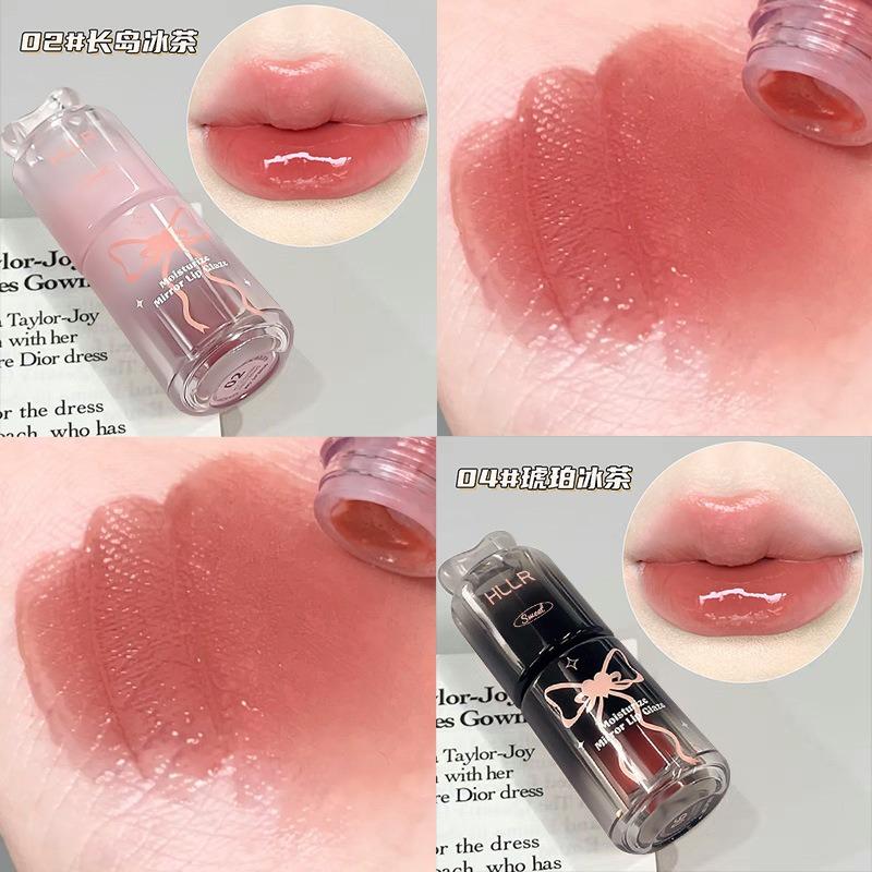 Hllr Mirror Water Gloss Lip Gloss Non Stick Long Lasting Moisturizing Lip Gloss