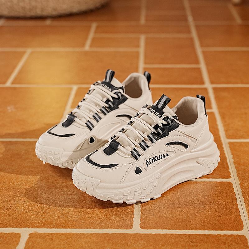 

Popular platform white shoes women s new versatile muffin shoes casual sports shoes women s board shoes 35 чёрный
