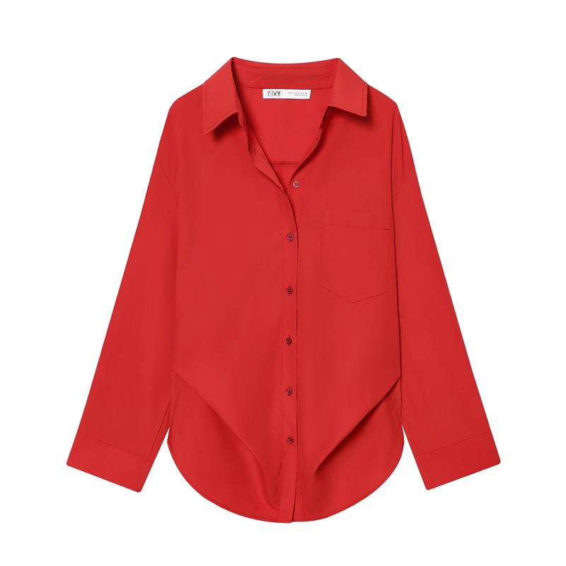 2025 Winter New European & American Style Women's Striped Batwing Sleeve Shirt