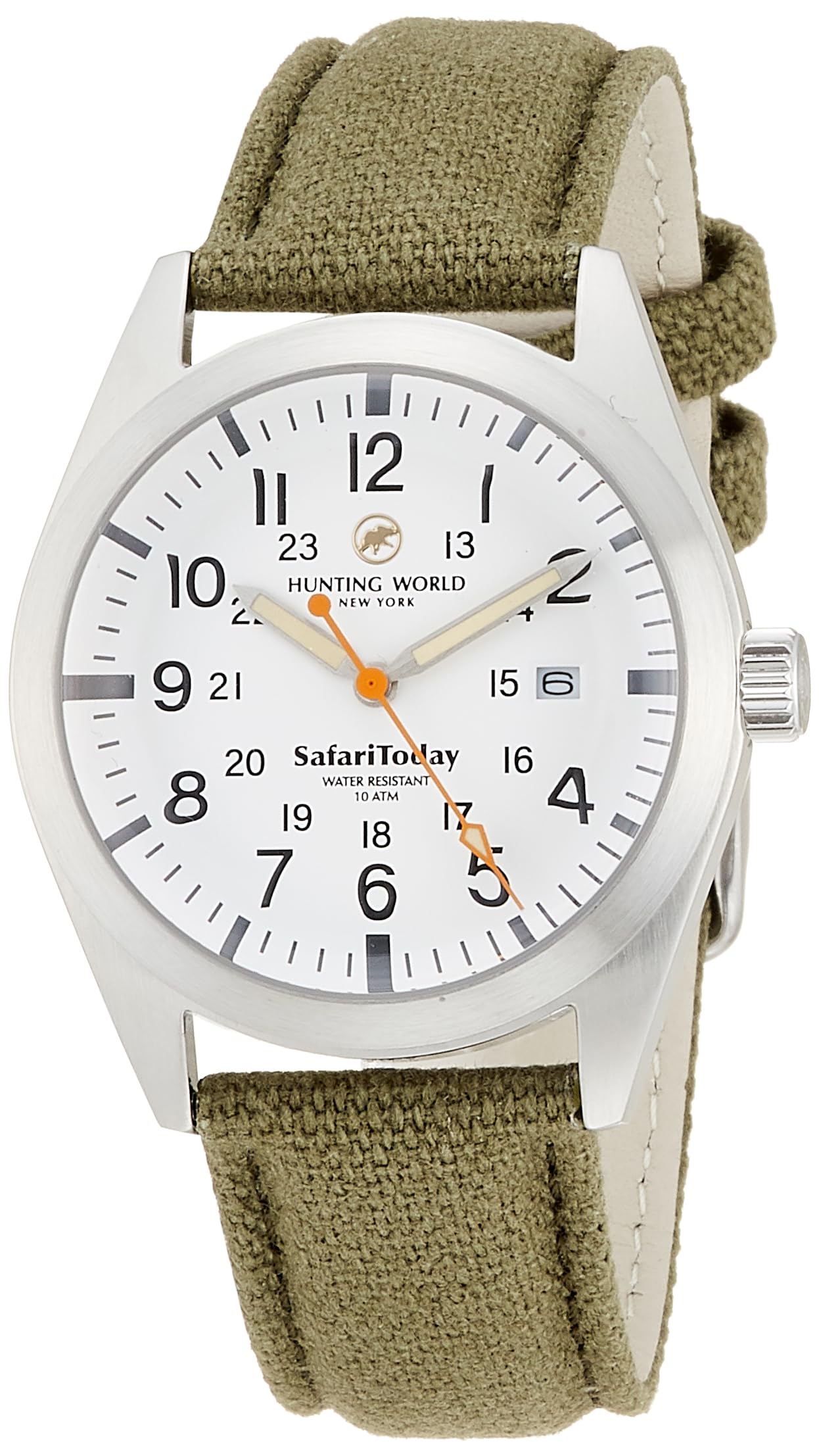 

Hunting World HW555WH Men s Khaki Watch