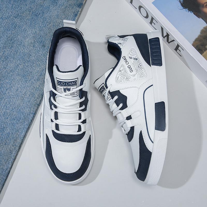 Men's Korean Skateboarding Shoes Trendy Casual Sports Shoes Walking Sports Shoes Outdoor Lightweight and Fashionable Shoes