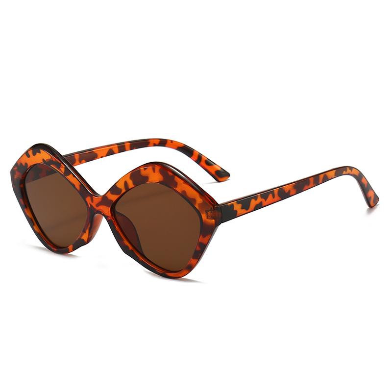 Irregular Oversized Retro Sunglasses UV400 High-Definition Protection Street Shooting Personalized Sun Glasses 5291