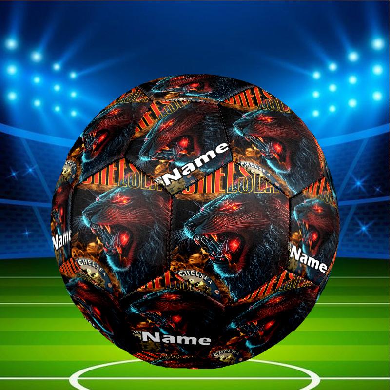 Individueller Name Personalisierte Fußballmannschaft F.C-A Druck Größe 5 Fußball Training & Spiel Fußball, für Team, Kicken, Geschenk für Fußball-Enthusiasten