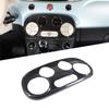 Fiat 500 Center Console Button Cover Frame Air Conditioning Switch Protective Interior Interior Car ABS Fiber (2016-Present) Frame, Sticker, Panel,